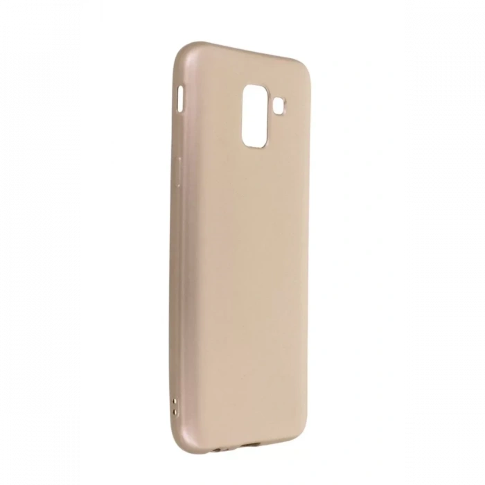 USLUCAN ALIŞVERİŞ Samsung Galaxy J6 Kılıf First Silikon - Gold