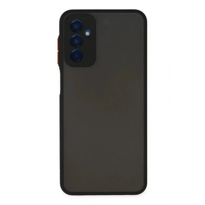 USLUCAN ALIŞVERİŞ Samsung Galaxy M13 Kılıf Montreal Silikon Kapak - Siyah