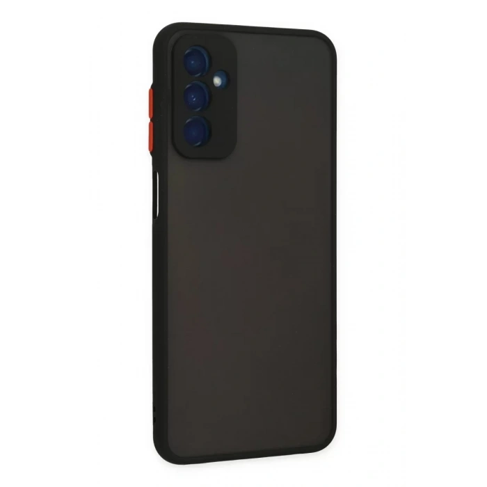 USLUCAN ALIŞVERİŞ Samsung Galaxy M13 Kılıf Montreal Silikon Kapak - Siyah
