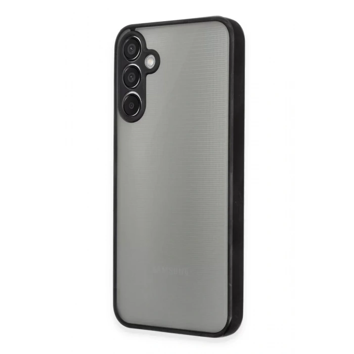 USLUCAN ALIŞVERİŞ Samsung Galaxy M15 Kılıf Montreal Silikon Kapak - Siyah