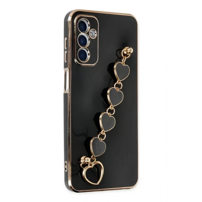 USLUCAN ALIŞVERİŞ Samsung Galaxy M23 Kılıf Esila Silikon - Siyah