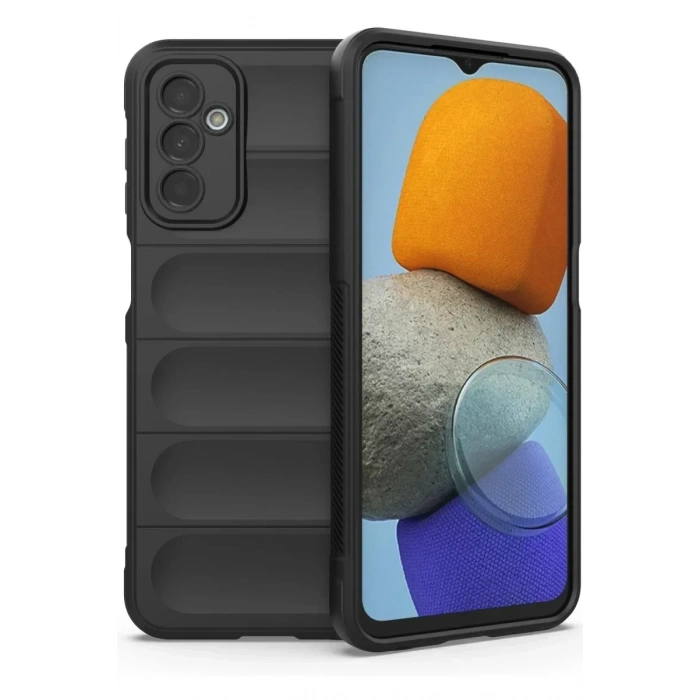 USLUCAN ALIŞVERİŞ Samsung Galaxy M23 Kılıf Optimum Silikon - Siyah