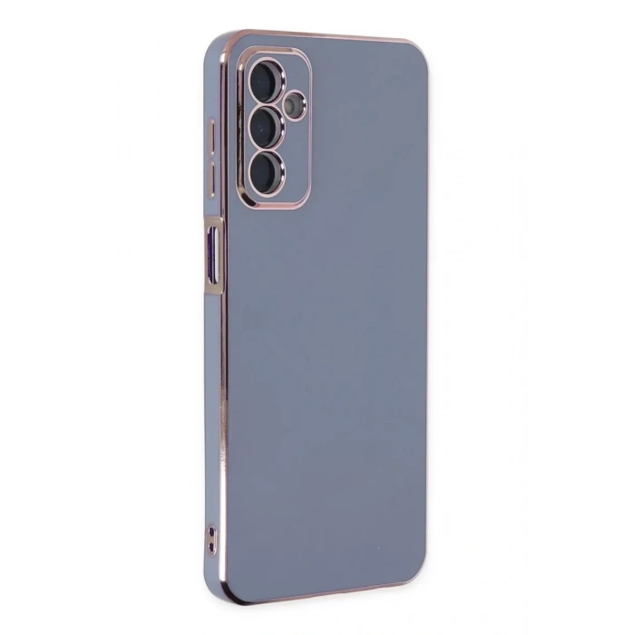 USLUCAN ALIŞVERİŞ Samsung Galaxy M23 Kılıf Volet Silikon - Mavi