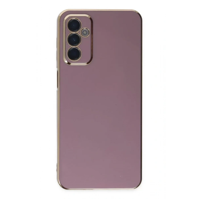 USLUCAN ALIŞVERİŞ Samsung Galaxy M23 Kılıf Volet Silikon - Mor