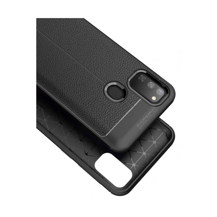 USLUCAN ALIŞVERİŞ Samsung Galaxy M30S Kılıf Auto Focus Kapak - Kırmızı