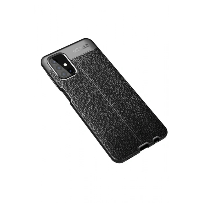 USLUCAN ALIŞVERİŞ Samsung Galaxy M31S Kılıf Auto Focus Kapak - Siyah