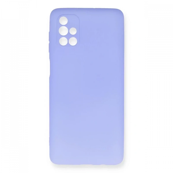 USLUCAN ALIŞVERİŞ Samsung Galaxy M51 Kılıf First Silikon - Lila