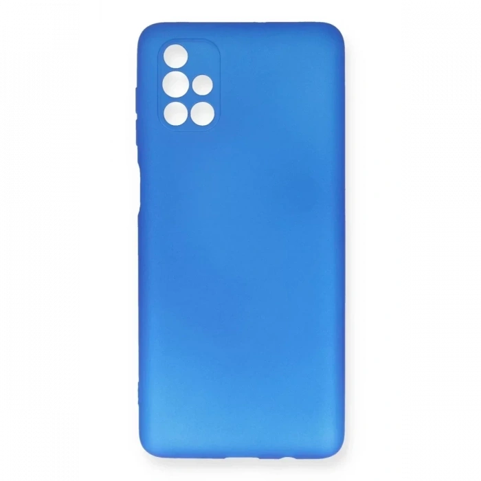 USLUCAN ALIŞVERİŞ Samsung Galaxy M51 Kılıf First Silikon - Mavi