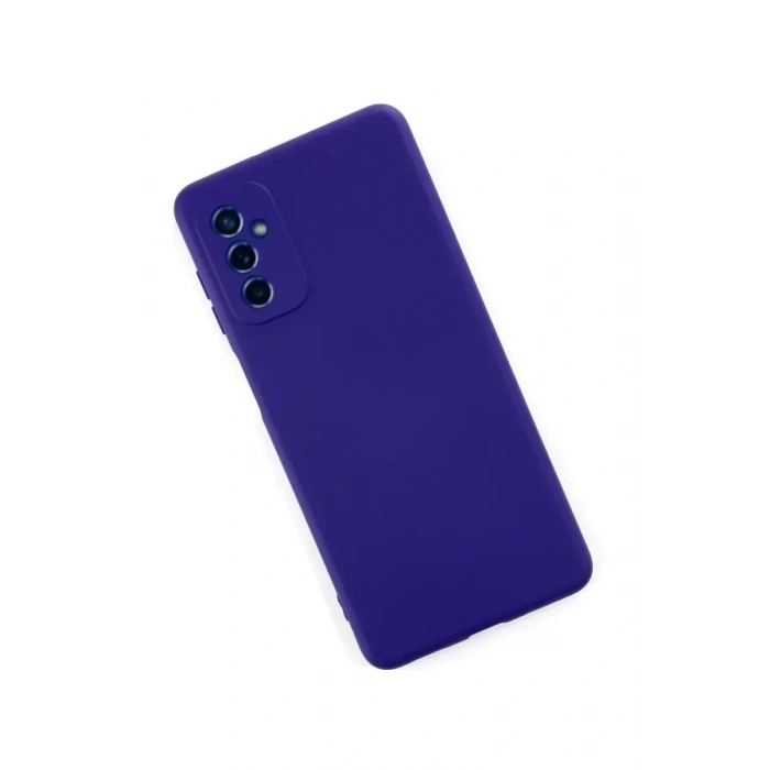 USLUCAN ALIŞVERİŞ Samsung Galaxy M52 5G Kılıf Nano içi Kadife Silikon - Mor