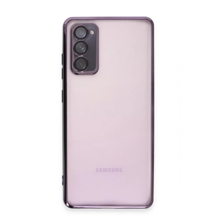 USLUCAN ALIŞVERİŞ Samsung Galaxy S20 FE Kılıf Lensli Silikon - Mor