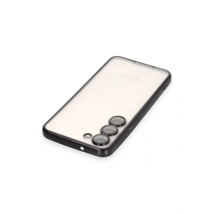 USLUCAN ALIŞVERİŞ Samsung Galaxy S23 Plus Kılıf Lensli Silikon - Siyah