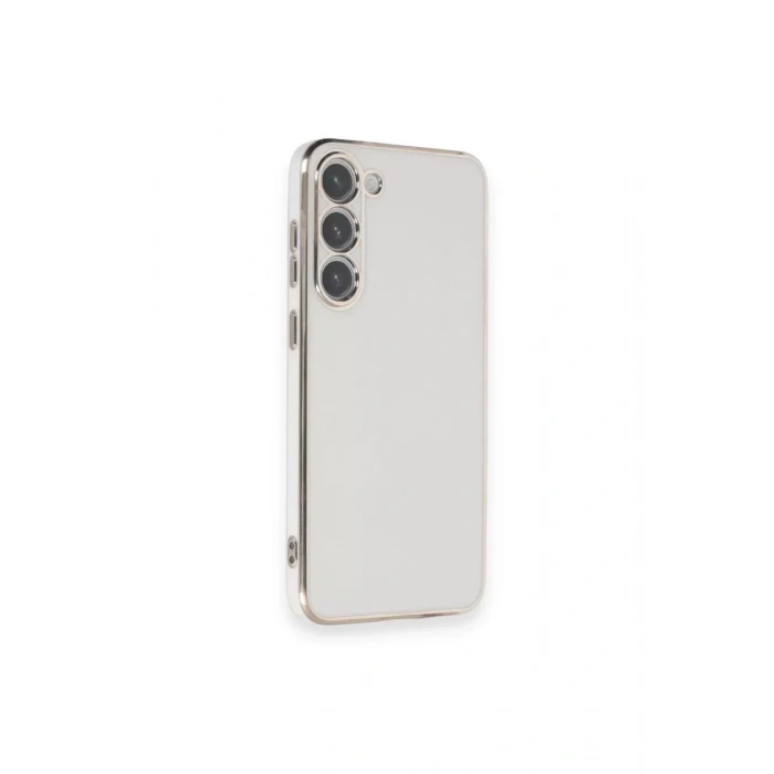 USLUCAN ALIŞVERİŞ Samsung Galaxy S23 Plus Kılıf Volet Silikon - Beyaz