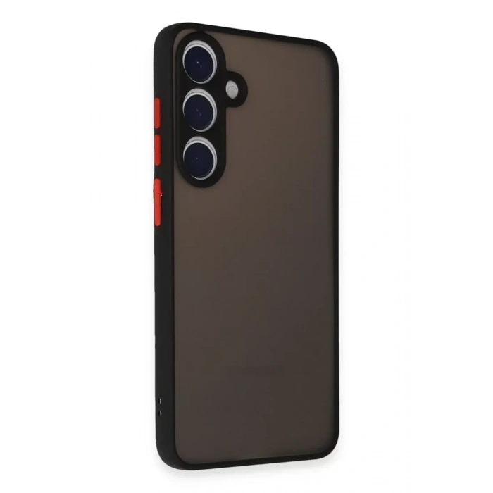 USLUCAN ALIŞVERİŞ Samsung Galaxy S24 Kılıf Montreal Silikon Kapak - Siyah