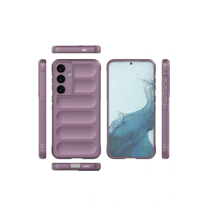 USLUCAN ALIŞVERİŞ Samsung Galaxy S24 Kılıf Optimum Silikon - Mor