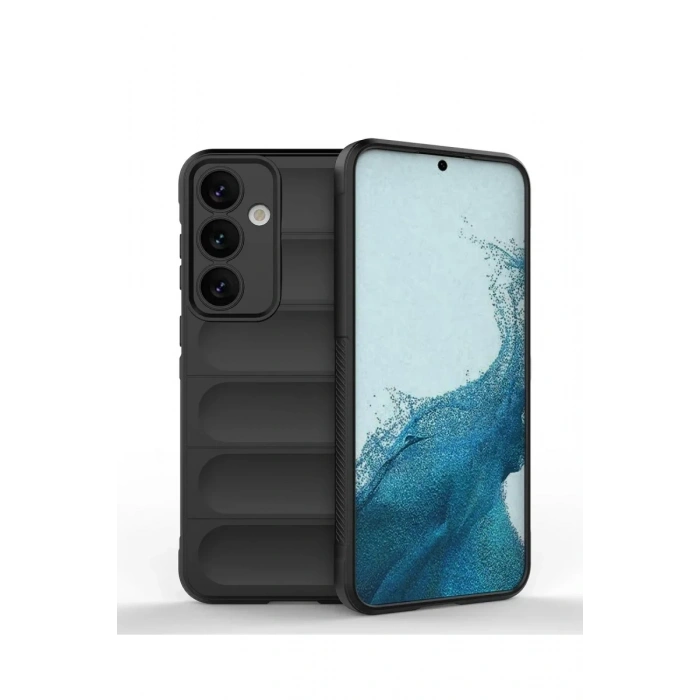 USLUCAN ALIŞVERİŞ Samsung Galaxy S24 Kılıf Optimum Silikon - Siyah
