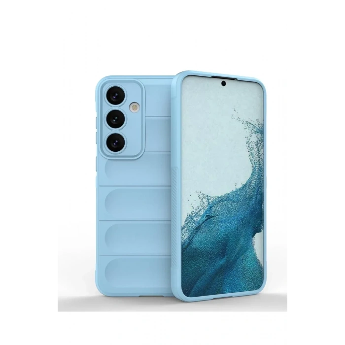 USLUCAN ALIŞVERİŞ Samsung Galaxy S24 Kılıf Optimum Silikon - Sky Blue