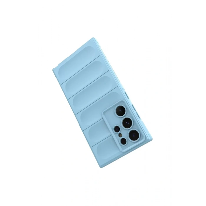 USLUCAN ALIŞVERİŞ Samsung Galaxy S24 Ultra Kılıf Optimum Silikon - Sky Blue