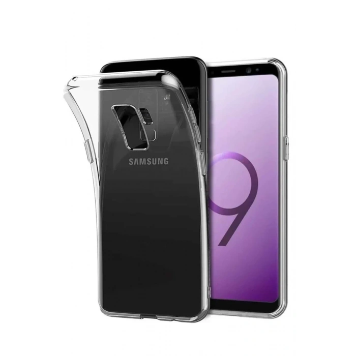 USLUCAN ALIŞVERİŞ Samsung Galaxy S9 Kılıf Lüx Şeffaf Silikon