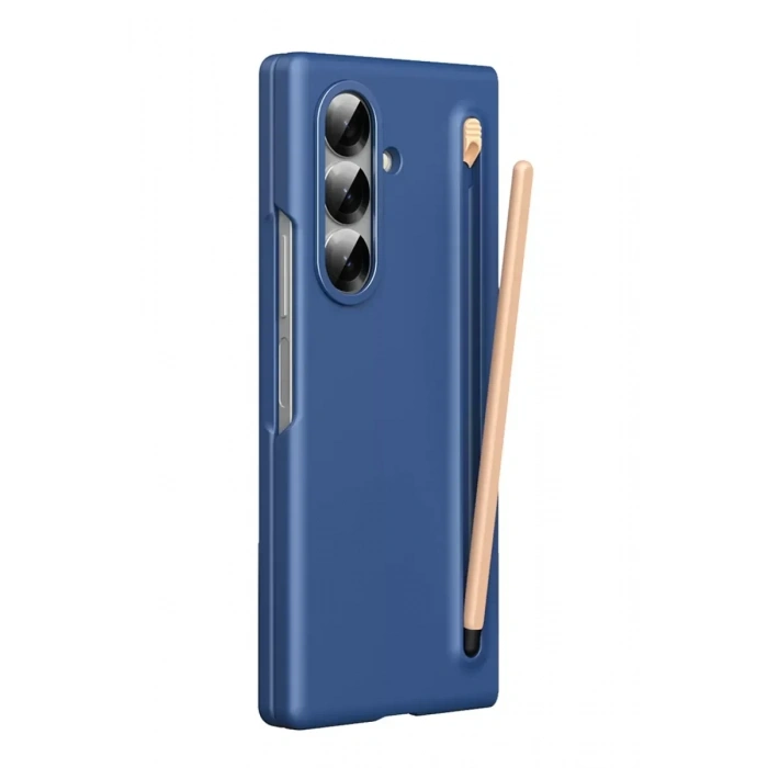 USLUCAN ALIŞVERİŞ Samsung Galaxy Z Fold 6 Hole Fold Kapak - Lacivert