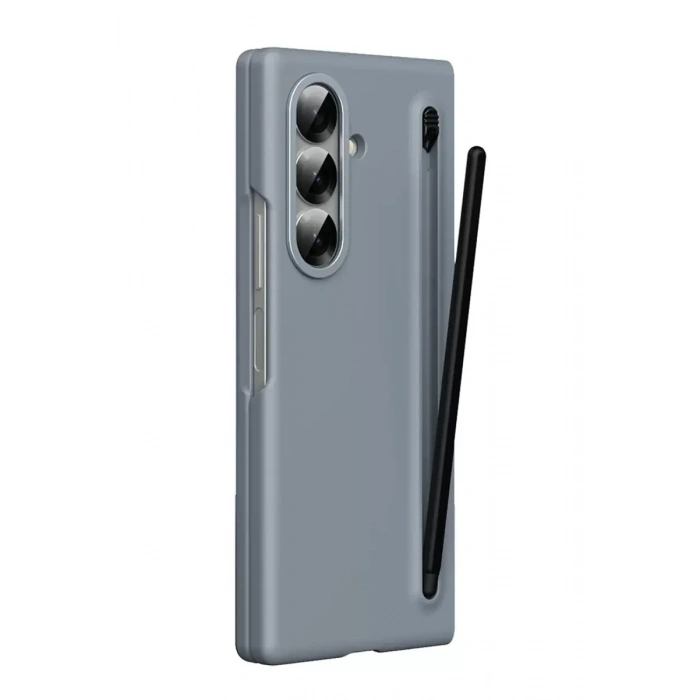 USLUCAN ALIŞVERİŞ Samsung Galaxy Z Fold 6 Hole Fold Kapak - Titan Gri