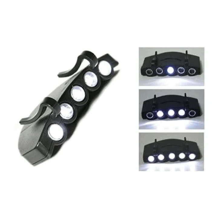 USLUCAN ALIŞVERİŞ Şapka Feneri 5 Ledli