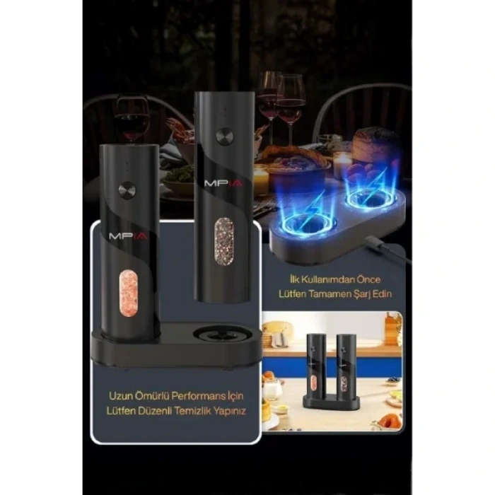 USLUCAN ALIŞVERİŞ Şarjlı Baharat Öğütücü 100 ml