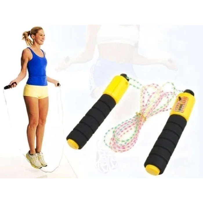 USLUCAN ALIŞVERİŞ Sayaçlı İp Atlama Halatı