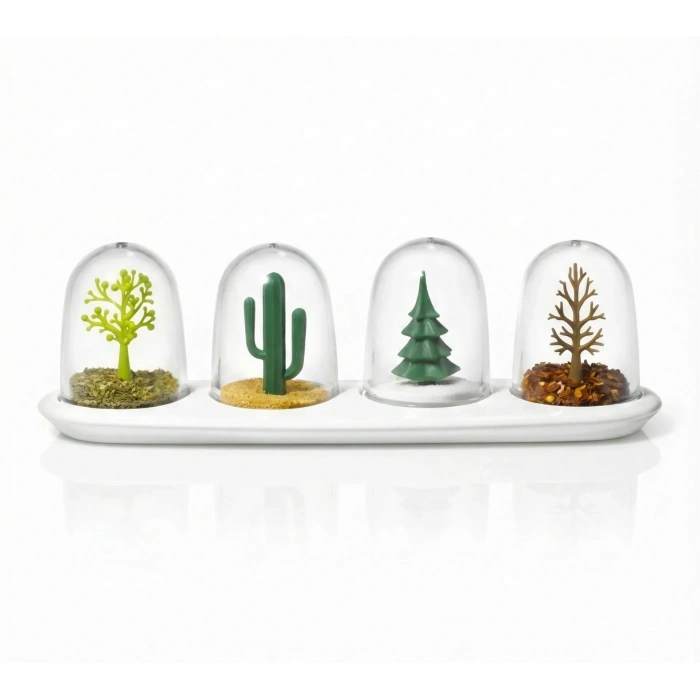 USLUCAN ALIŞVERİŞ Seasoning Shakers Dört Mevsim Baharatlık