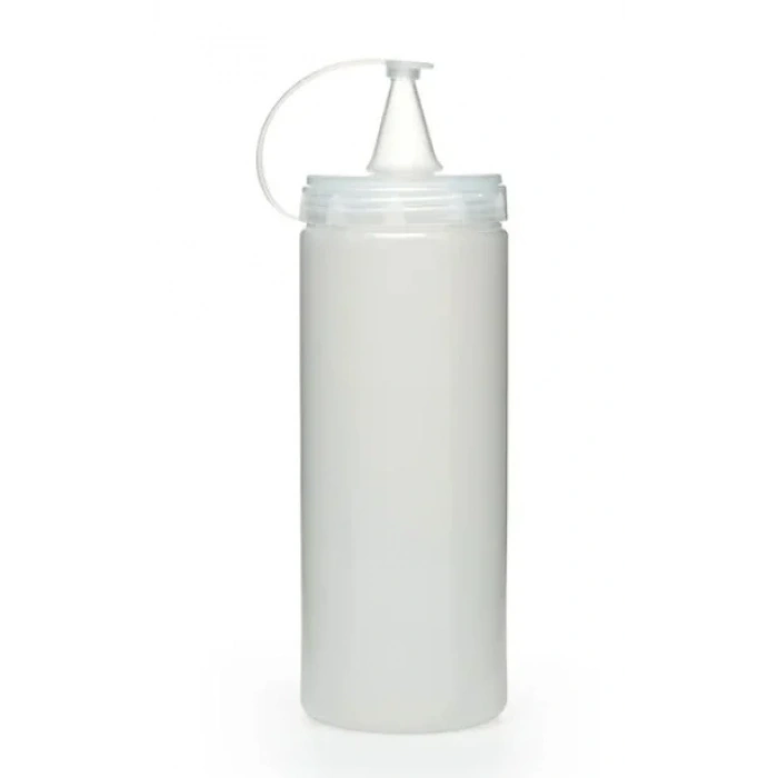 USLUCAN ALIŞVERİŞ Şeffaf Sos Şişesi  - 400 ML  (3 Adet )