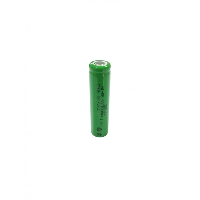USLUCAN ALIŞVERİŞ Sertec - 1.2V 700 Mah - AAA - Ni-MH Şarjlı Pil - (Başsız / Flat Head)