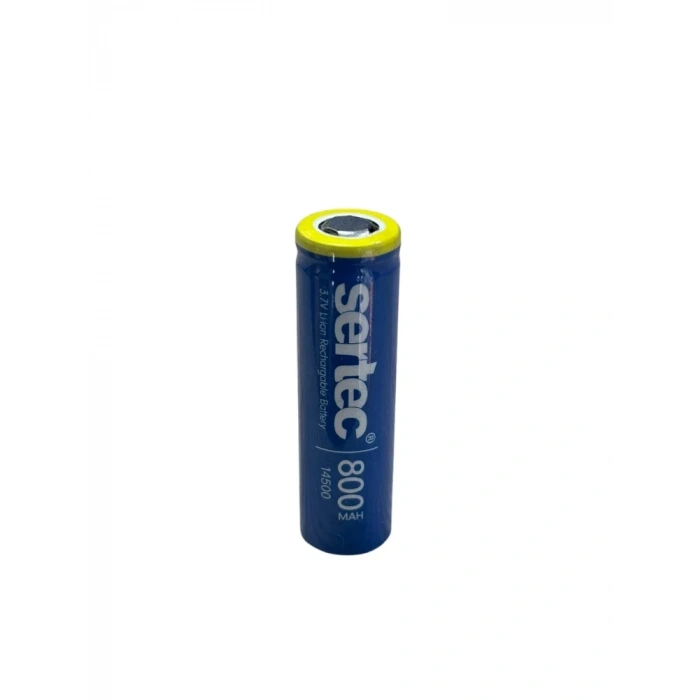 USLUCAN ALIŞVERİŞ Sertec 3.7V Li-ion 14500 AA - 800 mAh 3C Şarjlı Pil