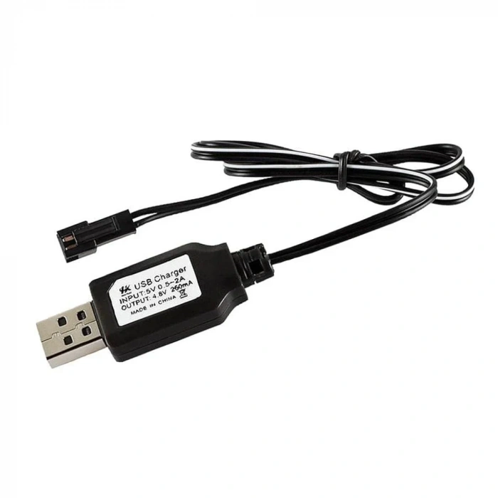 USLUCAN ALIŞVERİŞ Sertec 4.8V NI-CD / NI-MH Oyuncak Bataryası USB Şarj Kablosu