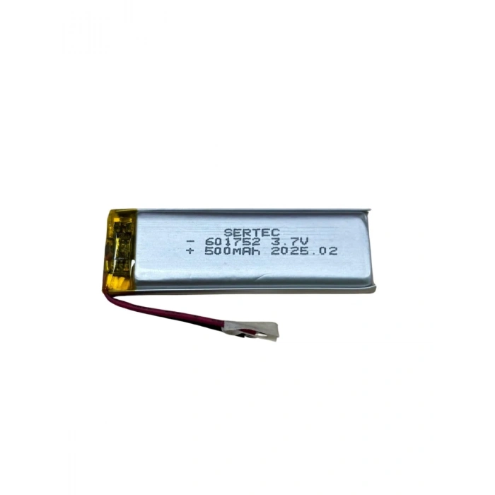 USLUCAN ALIŞVERİŞ Sertec 601752 3.7V 500 MAh Li-Polymer Pil (Devreli/1.5A)