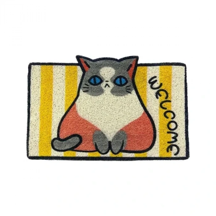 USLUCAN ALIŞVERİŞ Sevimli Hayvan Tasarımlı Kapı Paspası