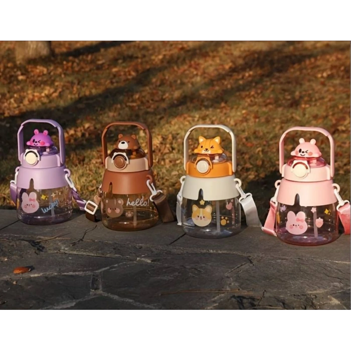 USLUCAN ALIŞVERİŞ Sevimli Hayvanlar Su Matarası