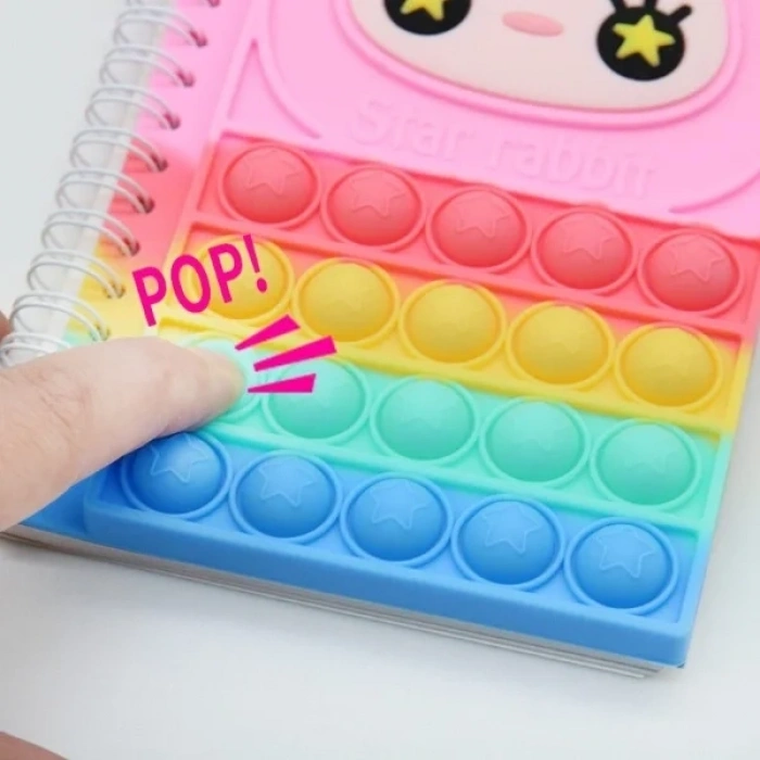 USLUCAN ALIŞVERİŞ Sevimli Tasarımlı Pop-It Defter
