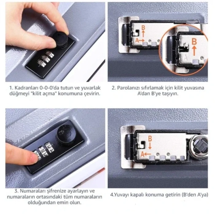 USLUCAN ALIŞVERİŞ Şifreli Kitap Kasa