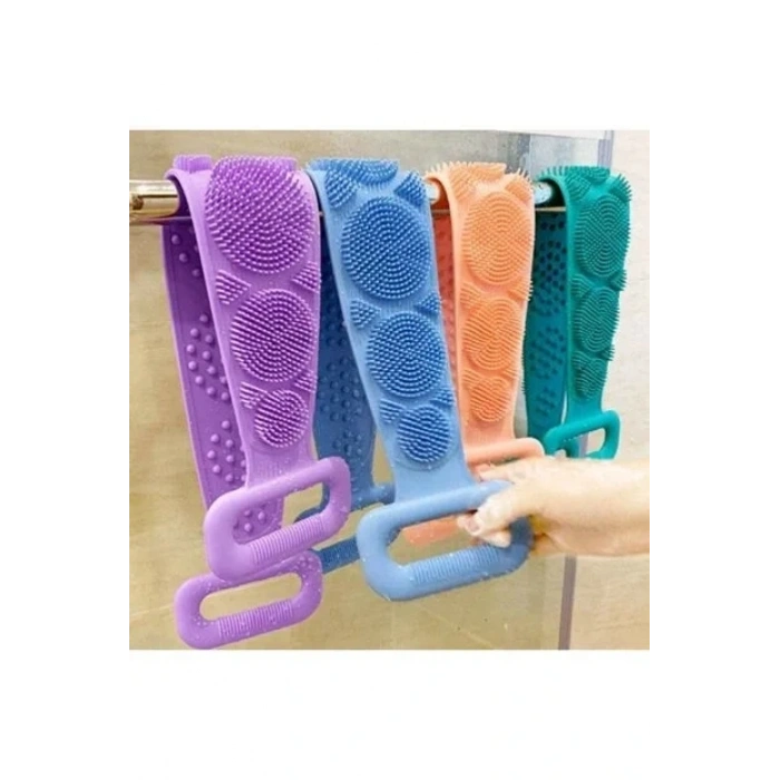 USLUCAN ALIŞVERİŞ Silikon Çift Taraflı Banyo Kesesi