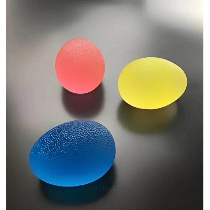 USLUCAN ALIŞVERİŞ Silikon El Egzersiz Topu | Dayanıklı, Ergonomik ve Rahat Kullanım
