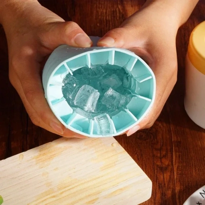 USLUCAN ALIŞVERİŞ Silikon Küp Buz Kalıbı