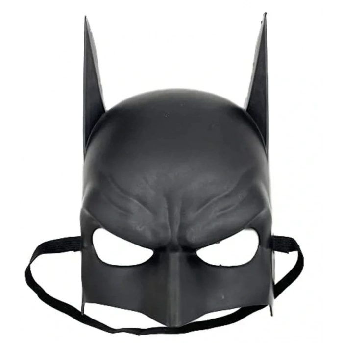 USLUCAN ALIŞVERİŞ Siyah Çocuk Batman Maskesi Lastikli