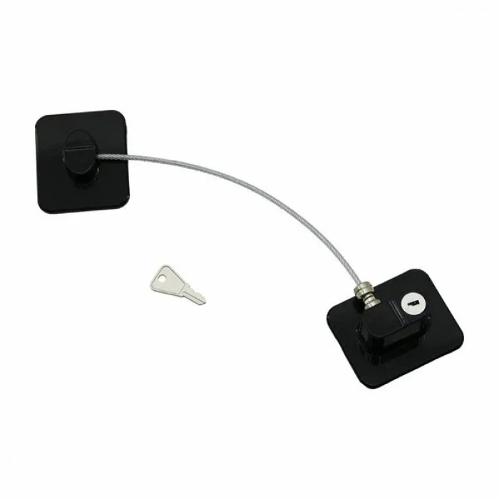 USLUCAN ALIŞVERİŞ Siyah Plaka Halatlı Emniyet Kilidi