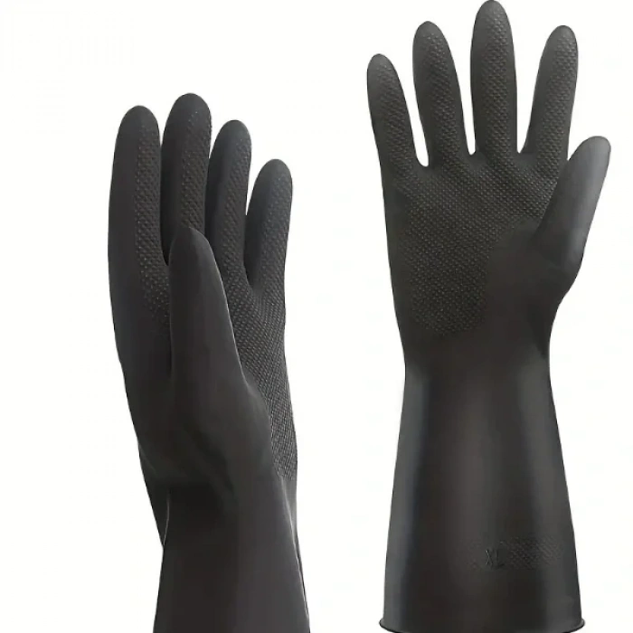USLUCAN ALIŞVERİŞ Siyah Renkli Endüstriyel Eldiven