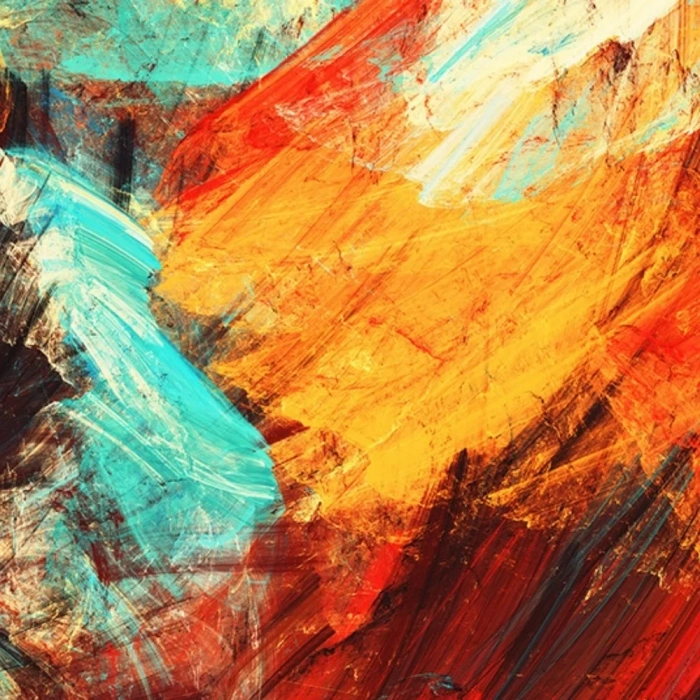 USLUCAN ALIŞVERİŞ Soyut Çalışma , Pastel Renklerde Kanvas Tablo 60 x 120