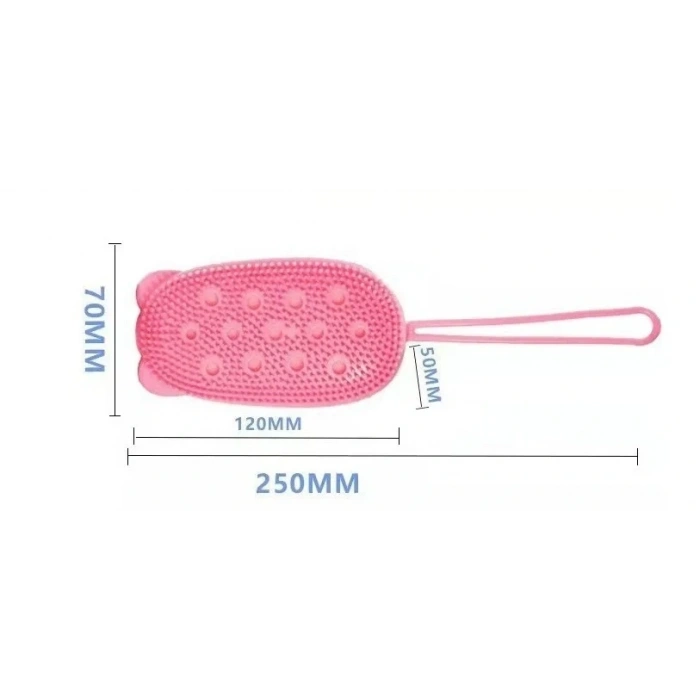 USLUCAN ALIŞVERİŞ Süngerli Silikon Banyo Kesesi