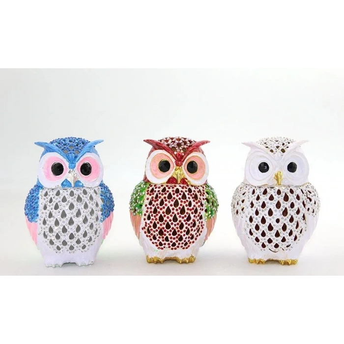 USLUCAN ALIŞVERİŞ Swarovski Tekli Baykuş Model 2