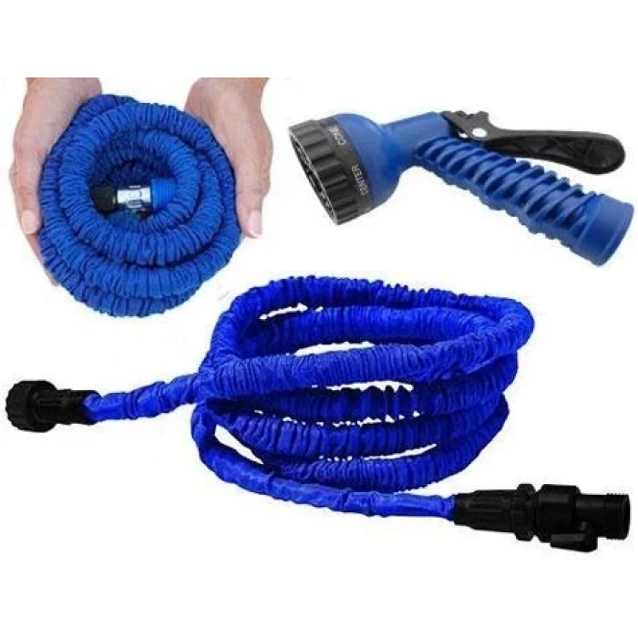 USLUCAN ALIŞVERİŞ Tabancalı Uzayan Hortum Expandable Hose 22.5 Metre