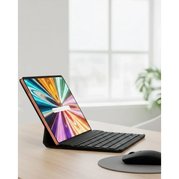 USLUCAN ALIŞVERİŞ Tablet PC Klavye Kalem Kılıf Ekran Koruyucu Hediyeli Full Paket