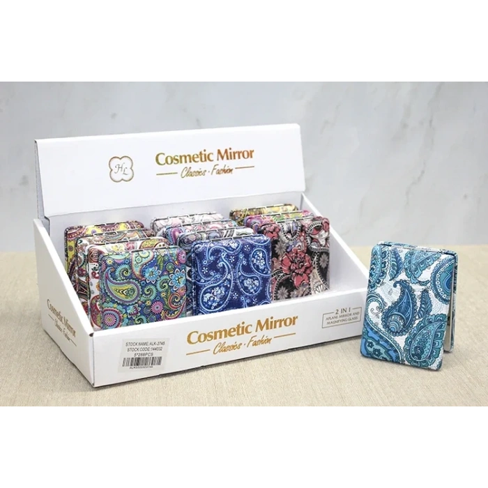 USLUCAN ALIŞVERİŞ Taşlı El Aynası Dikdörtgen Kalın Model 5