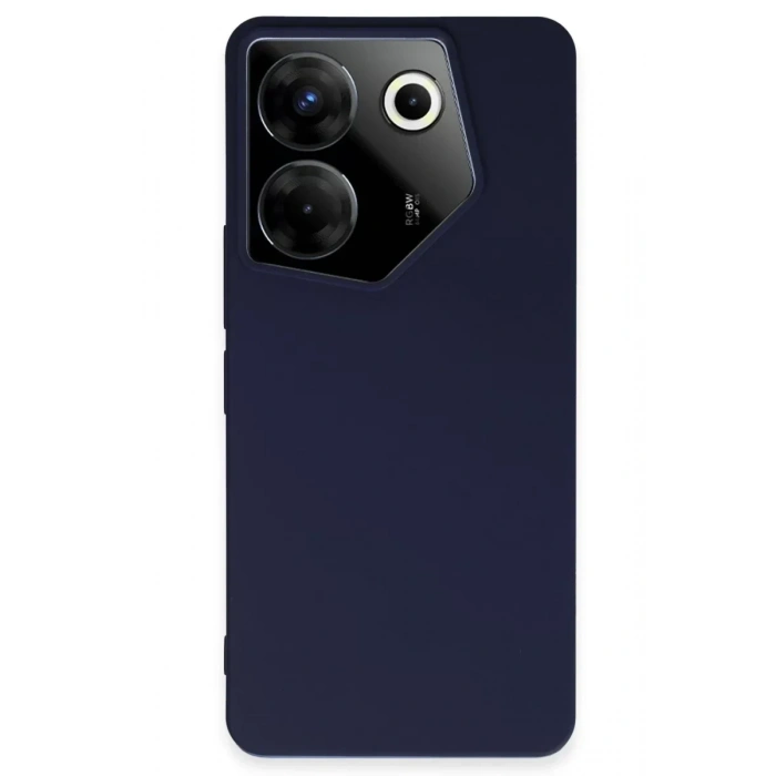 USLUCAN ALIŞVERİŞ Tecno Camon 20 Pro 5G Kılıf First Silikon - Lacivert